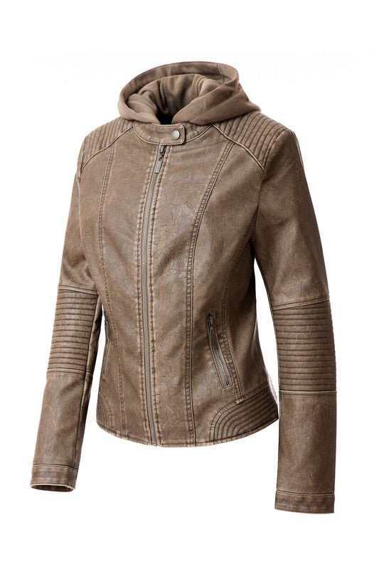 Women's PU Jacket - Demented Sisters