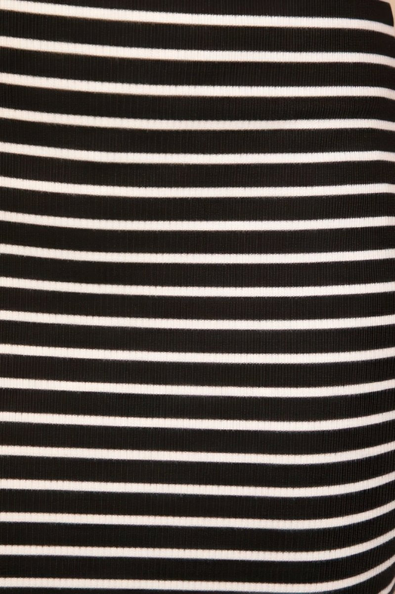 Women's Rib Knit Striped Bodycon Maxi Slip Dress - Demented Sisters