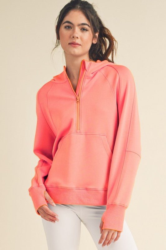 Women's UltraComfy Quarter - Zip Hoodie - Demented Sisters