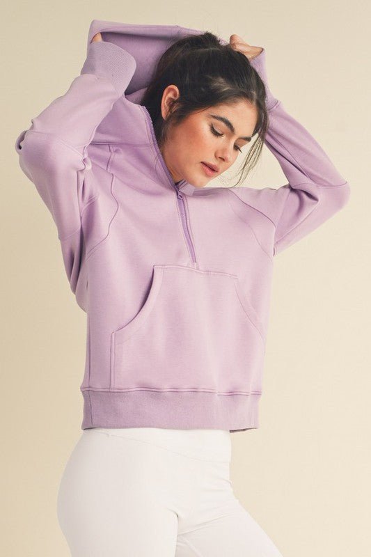 Women's UltraComfy Quarter - Zip Hoodie - Demented Sisters