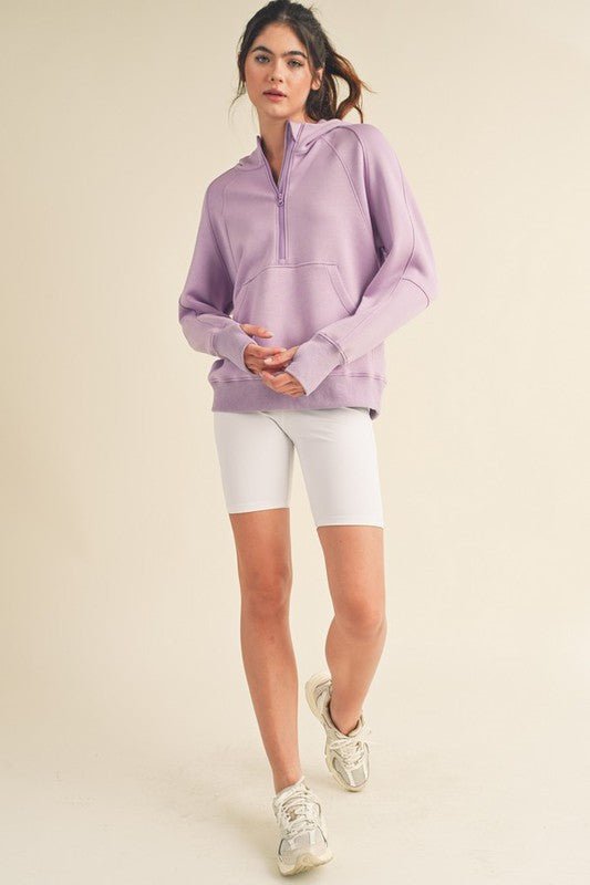Women's UltraComfy Quarter - Zip Hoodie - Demented Sisters