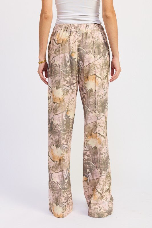 WOODLAND CAMO SWEATPANTS - Demented Sisters