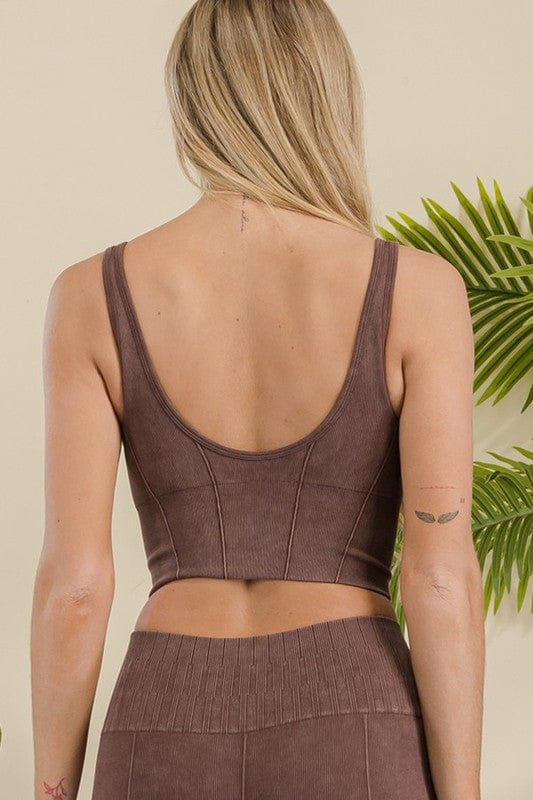 Women's Ultra - Comfort Ribbed Sports Bra - Demented Sisters