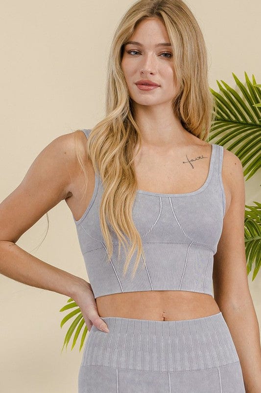 Women's Ultra - Comfort Ribbed Sports Bra - Demented Sisters