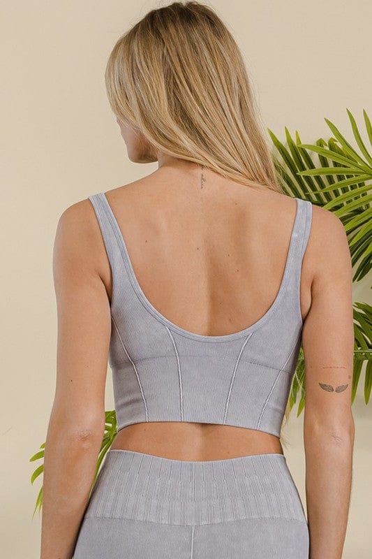 Women's Ultra - Comfort Ribbed Sports Bra - Demented Sisters