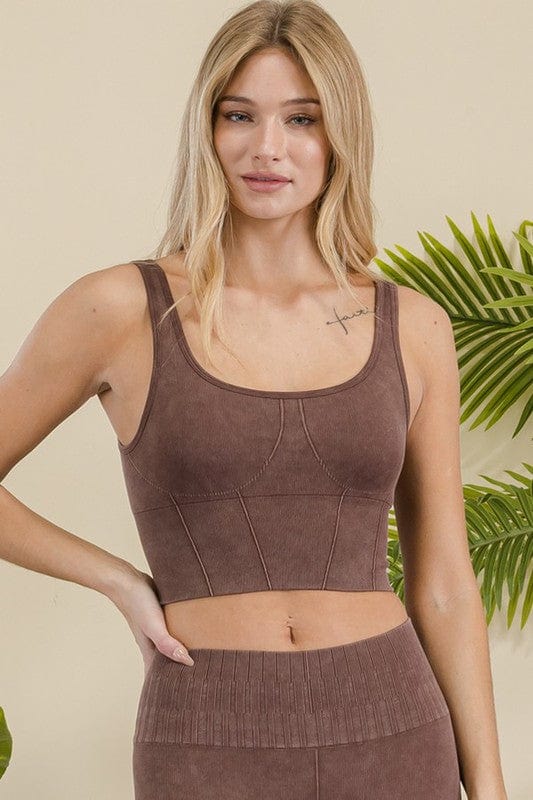Women's Ultra - Comfort Ribbed Sports Bra - Demented Sisters