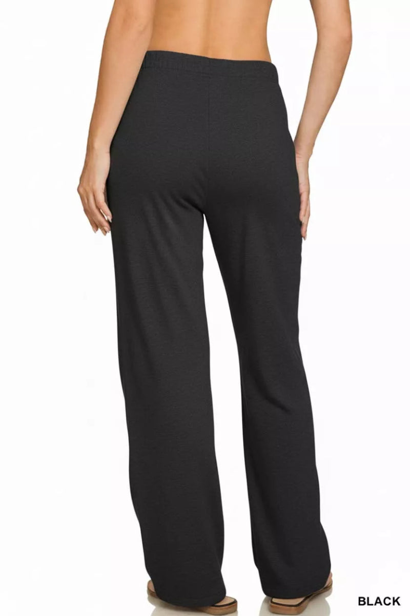 Zenana Fleece Sweatpant with Pockets - Demented Sisters