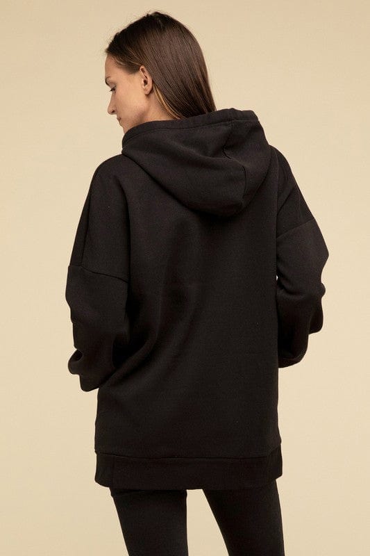 Oversized Hoodie Longline Sweatshirt - Demented Sisters