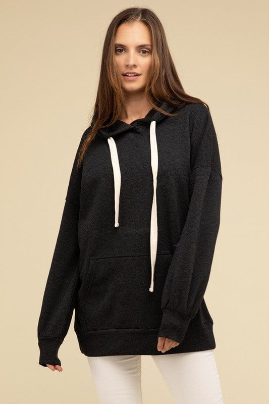 Oversized Hoodie Longline Sweatshirt - Demented Sisters