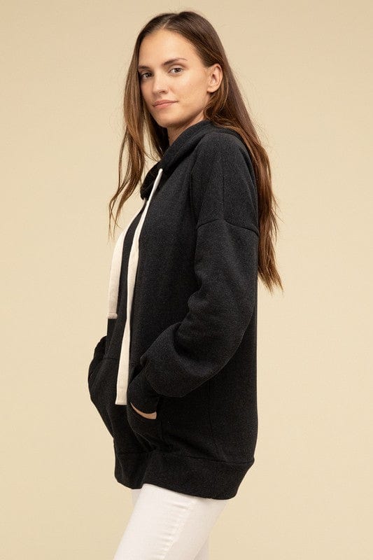 Oversized Hoodie Longline Sweatshirt - Demented Sisters
