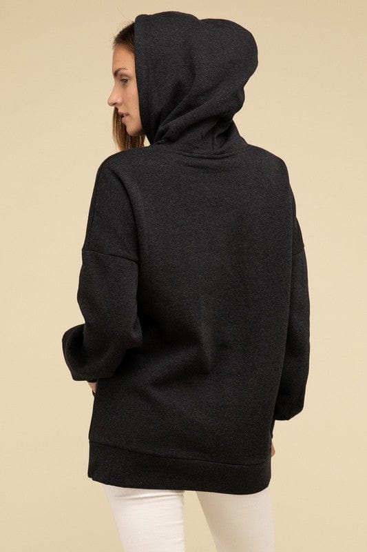 Oversized Hoodie Longline Sweatshirt - Demented Sisters