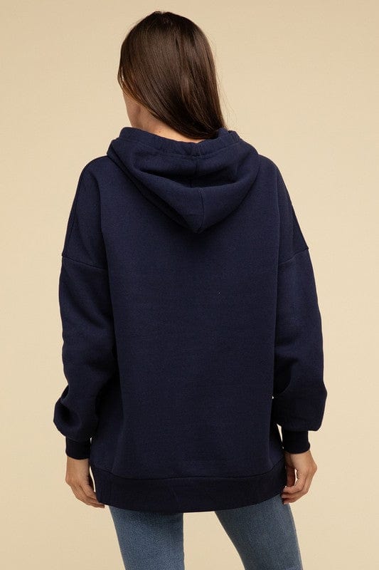 Oversized Hoodie Longline Sweatshirt - Demented Sisters